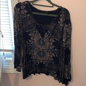 Large Lucky Brand blouse